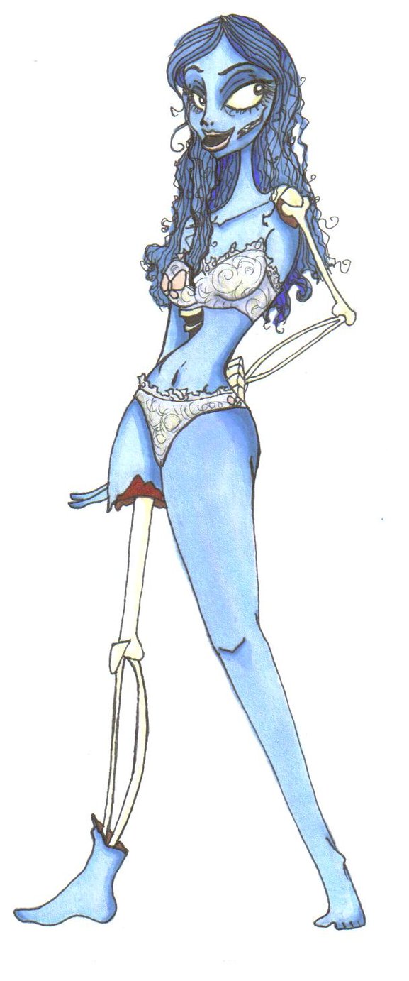 Corpse_Bride_in_a_Bathing_Suit_by_SilverTallest